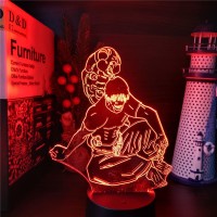 Oakfin Anime 3D Lamp Jujutsu Kaisen Toji Fushiguro Lamps Illusion Lampara Room Table Decor Manga Birthday Gift Christmas Gifts For Kids, Boys, Girls Pxjd