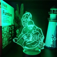 Oakfin Anime 3D Lamp Jujutsu Kaisen Toji Fushiguro Lamps Illusion Lampara Room Table Decor Manga Birthday Gift Christmas Gifts For Kids, Boys, Girls Pxjd