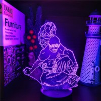 Oakfin Anime 3D Lamp Jujutsu Kaisen Toji Fushiguro Lamps Illusion Lampara Room Table Decor Manga Birthday Gift Christmas Gifts For Kids, Boys, Girls Pxjd