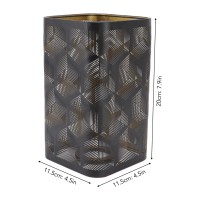 Iron Lamp Shade, Modern Decorative Bulb Guard Hollow Metal Lamp Shade Cover For E27 E26 Bulb, Metal Light Cage Lamp Guard For Bedroom Living Room Office Decor