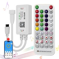 Pautix Wifi Music Pixel Led Smart Controller Sp511E For Ws2811 Ws2812 Sm16703 Addressable Dream Color Led Strip Pixels Light Dc5