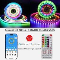 Pautix Wifi Music Pixel Led Smart Controller Sp511E For Ws2811 Ws2812 Sm16703 Addressable Dream Color Led Strip Pixels Light Dc5