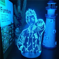 Oakfin Anime 3D Lamp Takemichi Letterman Manga Figure Setup Lampara Bedroom Decor Neon Table Lamp Gifts 3D Optical Illusion Night Lights Pxjd