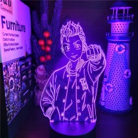 Oakfin Anime 3D Lamp Takemichi Letterman Manga Figure Setup Lampara Bedroom Decor Neon Table Lamp Gifts 3D Optical Illusion Night Lights Pxjd