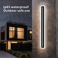 Petixol Modern Outdoor Wall Light Outdoor Led Long Waterproof Wall Light External Wall Lighting Fixtures Suitable For Porch