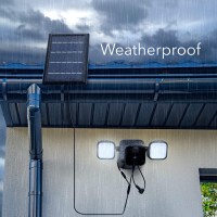 Wasserstein Solar Panel Compatible With Blink Floodlight & Blink Outdoor Camera - Solar Power For Your Blink Home Security System - (Floodlight & Camera Not Included)