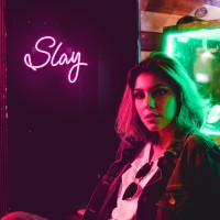 Ineonlife Slay Neon Sign For Wall Decor Pink Led Neon Light For Room Decor Preppy Dorm Bedroom Decor Aesthetic