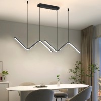 Modern Chandelier Modern Pendant Light Fixtures Hanging Led Color Temperature And Height Adjustable Chandeliers For Dining Roo