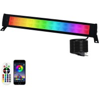 Indmird 50W Rgb Wall Washer Light Rgb Light Bar Warm 3000K 16 Million Colorstiming Music Sync With Remote App Control