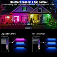 Indmird 50W Rgb Wall Washer Light Rgb Light Bar Warm 3000K 16 Million Colorstiming Music Sync With Remote App Control