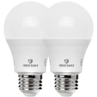 Great Eagle Lighting Corporation Led A19 Light Bulb 100W Equivalent 1500 Lumens 3000K Soft White Non-Dimmable 15-Watt Ul Listed (2 Pack)