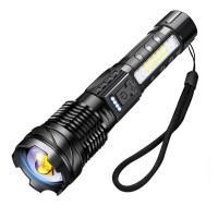 Hosonic A76 Rechargeable Flashlights 20000 High Lumens - Brightest Led Flash Light 7 Modes With Cob Side Light