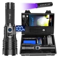 Goreit Flashlights Led High Lumens Rechargeable, 980,000 Lumens Xhm77.2 Super Bright Flash Light Usb, Handheld Flashlight High Powered,Powerful Flashlight Waterproof For Emergency Camping