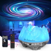 Seianders 2 In 1 Galaxy Projector 2.0 & Night Light, Star Projector With 33 Light Effects, White Noise & Bluetooth Speaker Galaxy Light Projector, Night Light Projector For Kids, Ceiling, Room Decor