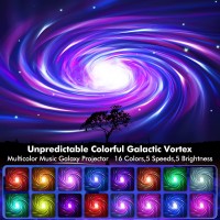 Seianders 2 In 1 Galaxy Projector 2.0 & Night Light, Star Projector With 33 Light Effects, White Noise & Bluetooth Speaker Galaxy Light Projector, Night Light Projector For Kids, Ceiling, Room Decor