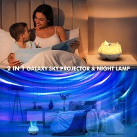 Seianders 2 In 1 Galaxy Projector 2.0 & Night Light, Star Projector With 33 Light Effects, White Noise & Bluetooth Speaker Galaxy Light Projector, Night Light Projector For Kids, Ceiling, Room Decor