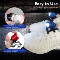 Running Lights For Runners Lights For Walking At Night Ipx5 Running Shoe Lights Waterproof Shoe Light 2Pcs Shoe Headlights Used