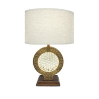 28 Antique Polyresin Table Lamp With Floating Crystal Decor On Center(D0102H52Yvj)