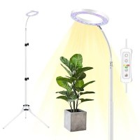 Grow Light With Stand Yadoker Led Plant Light For Indoor Plants Full Spectrum Grow Lamp 81216H Timer 10 Dimmable Levels 7