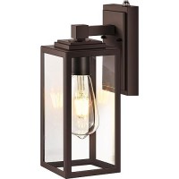 Vianis Dusk To Dawn Porch Lights Oil Rubbed Bronze Wall Lights Fixture Outside Modern Outdoor Wall Lanterns For Front Door Al