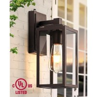 Vianis Dusk To Dawn Porch Lights Oil Rubbed Bronze Wall Lights Fixture Outside Modern Outdoor Wall Lanterns For Front Door Al