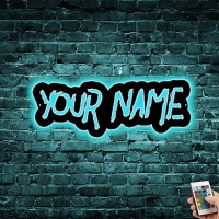 Tatletatle Personalized Gamer Metal Sign Wall Art Lamp Led Game Neon Sign Night Lights Custom Name Home Decor Gamer Sign For Teen Boys Game Room Decor Bedroom Wall Decoration (Style-3)