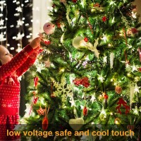 4Pcs Christmas Lights Outdoor 330Ft 1000 Led String Lights With Reel 8 Modestimer Remote Ul Listed Decorations For Christm