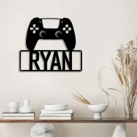 Personalized Gamer Metal Sign Wall Art Lamp Led Game Neon Sign Night Lights Custom Name Home Decor Gamer Sign For Teen Boys Game Room Decor Bedroom Wall Decoration