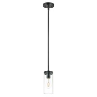 Catahota Milano 1-Light Matte Black Pendant Lights, Kitchen Pendant Light Fixture Over Sink, Dining Table, Indoor Pendant Light For Bedroom Living Room Kitchen And Dining Room Etc (Ch-P2203-1Blk)