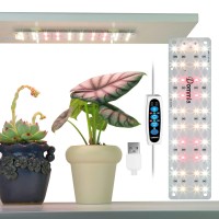 Dommia Plant Light For Indoor Plants Full Spectrum Grow Lights For Indoor Plants 4 Dimmable Brightness Led Grow Lights Strip W