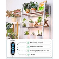 Dommia Plant Light For Indoor Plants Full Spectrum Grow Lights For Indoor Plants 4 Dimmable Brightness Led Grow Lights Strip W