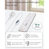 Dommia Plant Light For Indoor Plants Full Spectrum Grow Lights For Indoor Plants 4 Dimmable Brightness Led Grow Lights Strip W