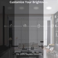 Lzhome Led Ceiling Light 9 Inch Led Flush Mount Ceiling Light 2800Lm 3000K4500K6000K 3Cct Dimmable For Kitchen Bedroom Living