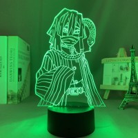 Abchat Led Light Anime Demon Slayer Obanai Iguro For Child Bedroom Decor Lighting Birthday Gift Manga 3D Night Lamp Kimetsu No Yaiba