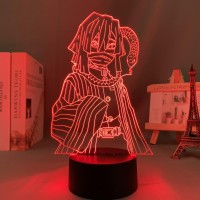 Abchat Led Light Anime Demon Slayer Obanai Iguro For Child Bedroom Decor Lighting Birthday Gift Manga 3D Night Lamp Kimetsu No Yaiba