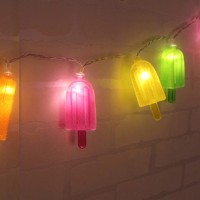 Uonlytech String Led Decorative Lights Popsicle Lights Decoration Lights Outdoor Decorative Led Lights Led Fairy Lights Fairy Lights Battery Lights For Room Decor Christmas Plastic Candle