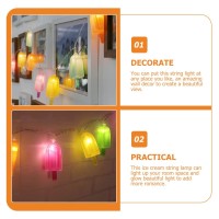 Uonlytech String Led Decorative Lights Popsicle Lights Decoration Lights Outdoor Decorative Led Lights Led Fairy Lights Fairy Lights Battery Lights For Room Decor Christmas Plastic Candle