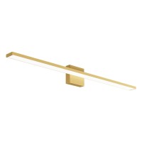 Ralbay Modern Led Gold Vanity Light For Bathroom 40Inch 38W Frosted Aluminum Gold Bathroom Wall Lighting Fixtures Over Mirror Wh