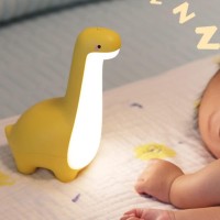 Top quality materialb Lovely dinosaur night light made of premium ABS and Pc materialssafenontoxicodorless and environmentally friendly Soft and comfortable Bedside companionb3000k warm color light source perfect for use at night Soft warm light is comfor