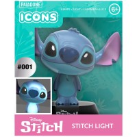 Paladone Disney Stitch Icon Light - Cute Collectible Decor, Night Light, And Gift For Lilo And Stitch Fans - 11 Cm Tall