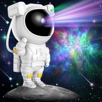 Flewken Star Projector Galaxy Night Light Astronaut Space Starry Nebula Ceiling Led Lamp With Timer And Remote Kids Room Dec