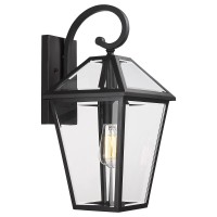 Luminzone Large Outdoor Light Fixtures Wall Mount 21 Waterproof Exterior Wall Lanterns With Glass Outdoor Wall Light Outside