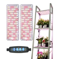 Dommia Led Grow Lights, 4400K 4 Dimmable Levels Full Spectrum Plant Light For Indoor Plants, 256 Leds Sunlike Grow Lamp With Auto On & Off Timer, Ideal For Hydroponics, Herb Garden, Seed Starter