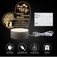 Beaugift Mother'S Day Gifts For Wife Night Light, Birthday Gifts For Wife From Husband, Wife Birthday Gifts Ideas Romantic Gifts For Anniversary, Wedding Gifts For Wife, Presents For The Wife