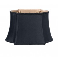 High Quality Fabric Lamp Shade Includes Brass Metallic Finish Washer Washer fitter sits on top of the harp Intended for use with customers own finial Shade measures 825x13 top diameter x 10x16 bottom diameter x 10 slant height Softback lampshade with vert