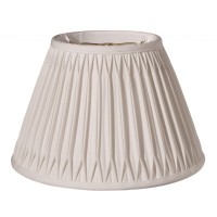 High Quality Fabric Lamp Shade Includes Brass Metallic Finish Washer Washer fitter sits on top of the harp Intended for use with customers own finial Shade measures 75 top diameter x 14 bottom diameter x 9 slant height Softback lampshade with double smock