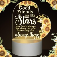 Jetec Friend Gifts For Women Friends Christian Birthday Religious Gift Night Light Inspirational Led Light For Birthday Holiday Lamp To My Bestie Gifts Table Decor (Good Friends)