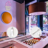 Faxfsign Cupcake Neon Sign Led Pink Warm White Neon Lights For Wall Decor Usb Light Up Signs For Bakery Dessert Shop Resturant B