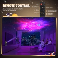 Black Astronaut Star Galaxy Projector Starry Nebula Ceiling Led Night Light Lamp With Timer Remote Kids Bedroom Adults Gaming