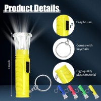 Geelin 200 Pcs Mini Flashlight Keychain 6 Colors Flashlight Small Led Torch Keyring Flashlights For Hiking Camping Party Favors